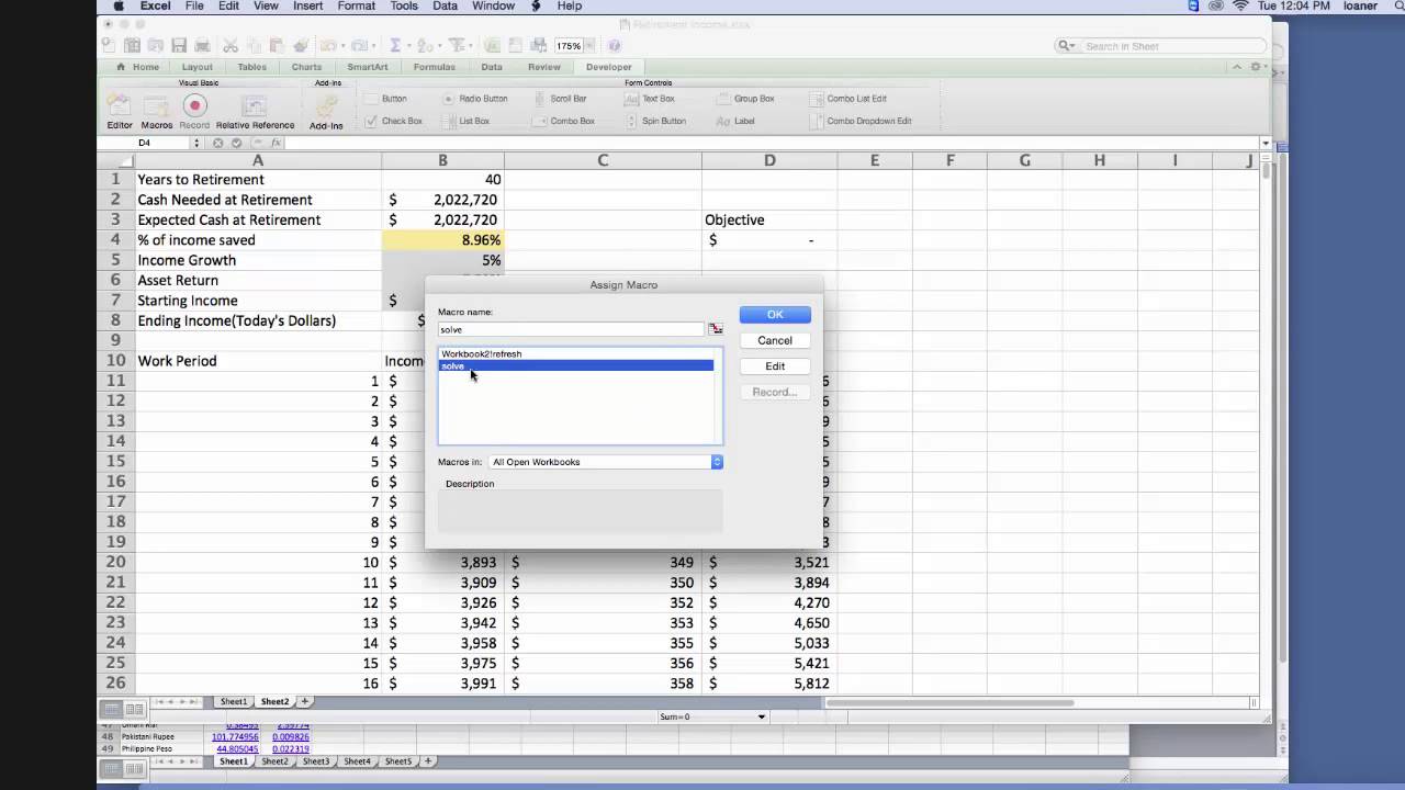 do solver in excel for mac